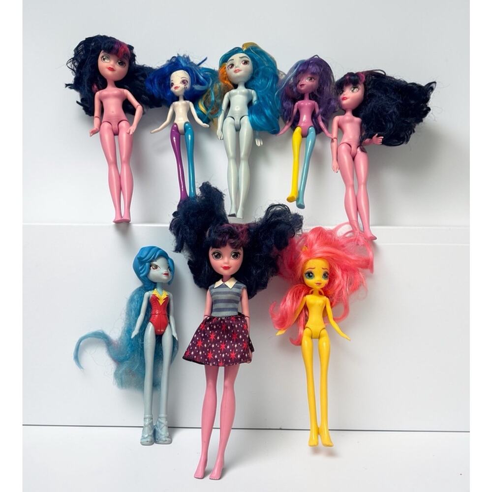 LOT OF 8 My Little Pony Equestria Girls Dolls 8”-11” Fast Shipping 3473-30